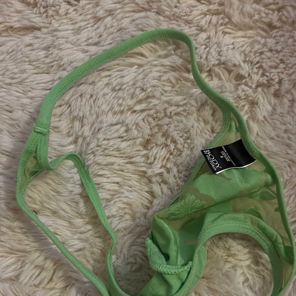 Victoria's Secret Green Floral Panties View 2